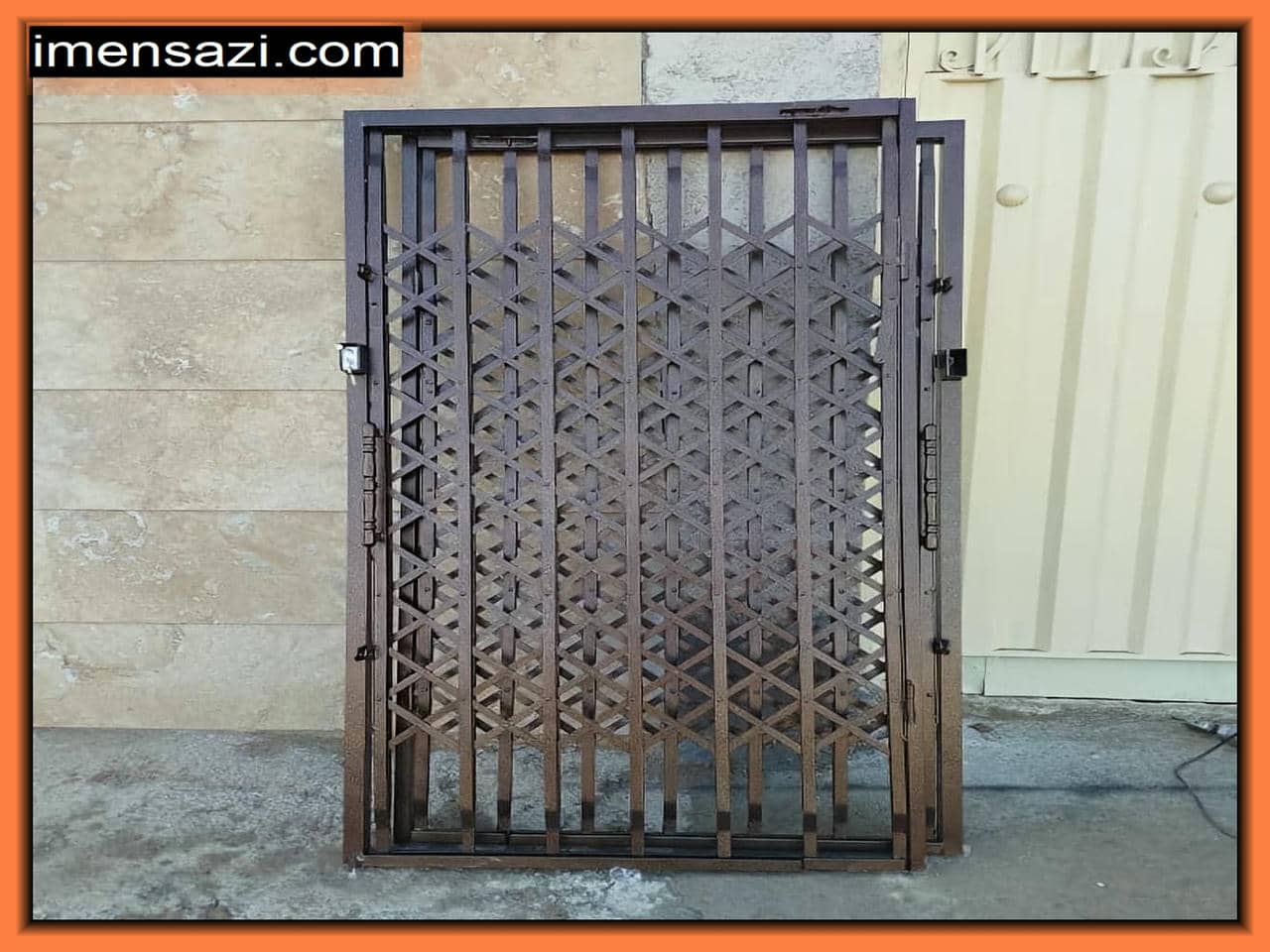 انواع نرده و حفاظ آکاردئونی آهنی