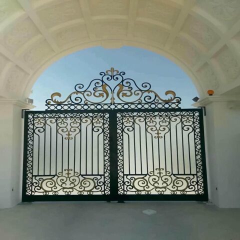villa-door-wrought-iron-bj نکات کلیدی برای خرید درب حیاط ویلایی