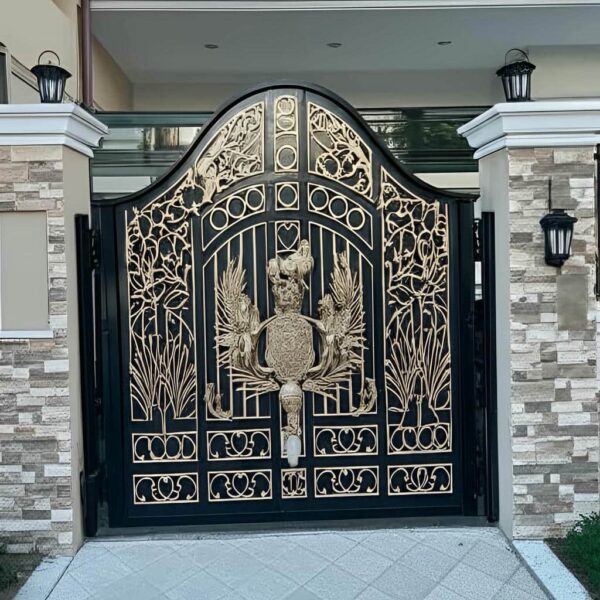 درب فرفورژه مدل باکینگهام برای ورودی ویلا