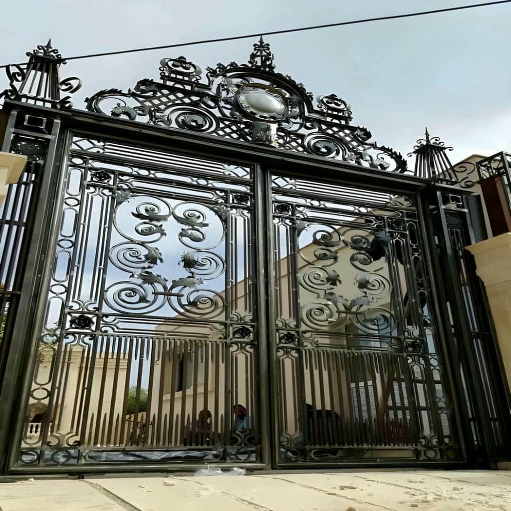 خرید درب حیاط دو لنگه در نوشهر