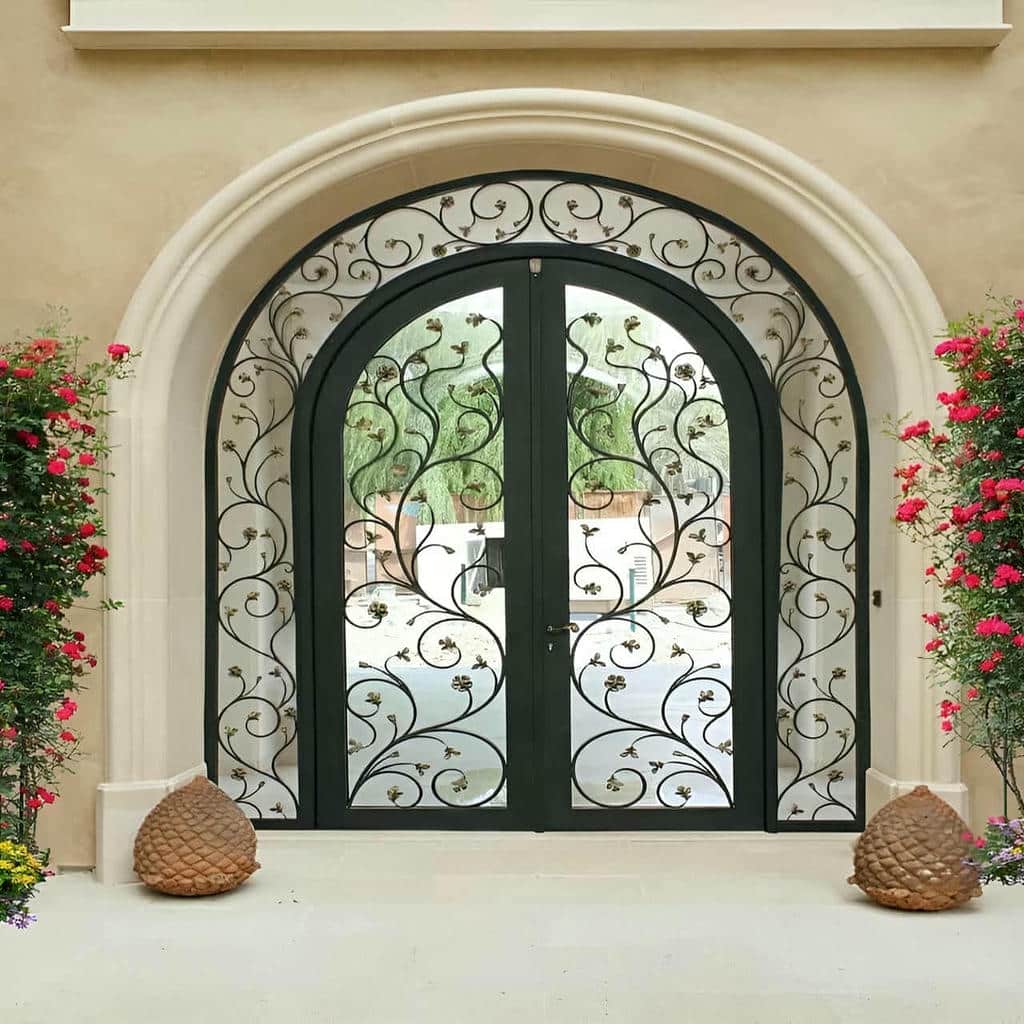 خرید درب حیاط رنگ کوره ای در پرند
