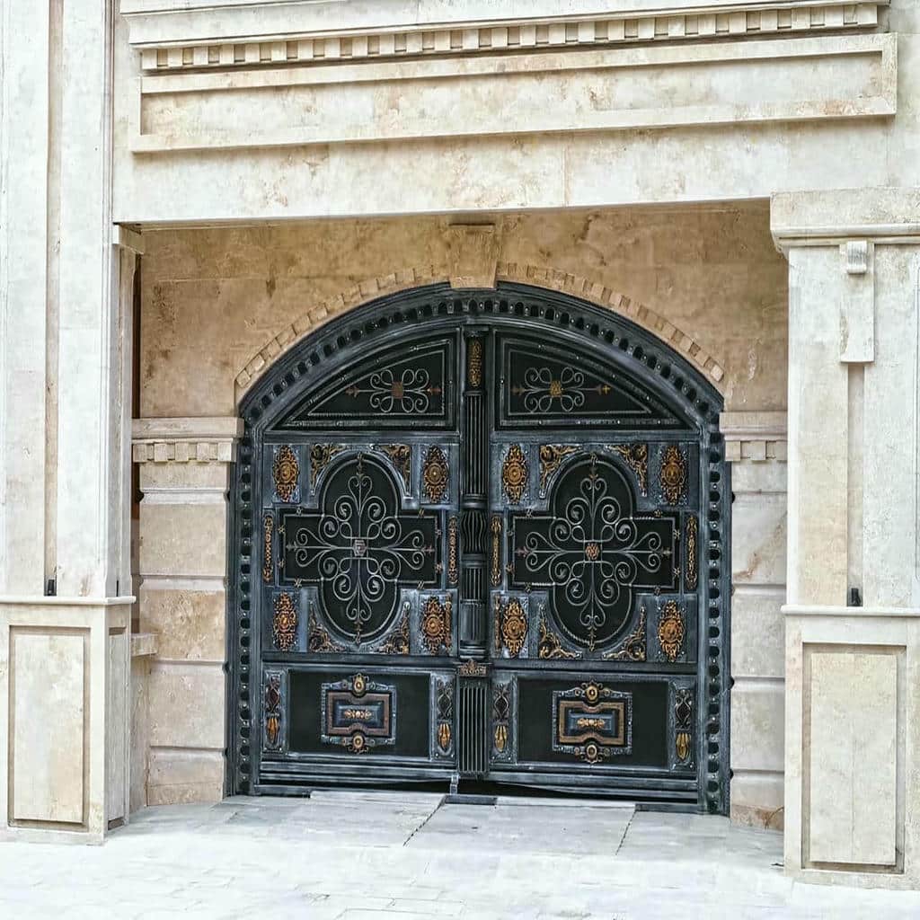 خرید درب حیاط مدرن ساده در کردان