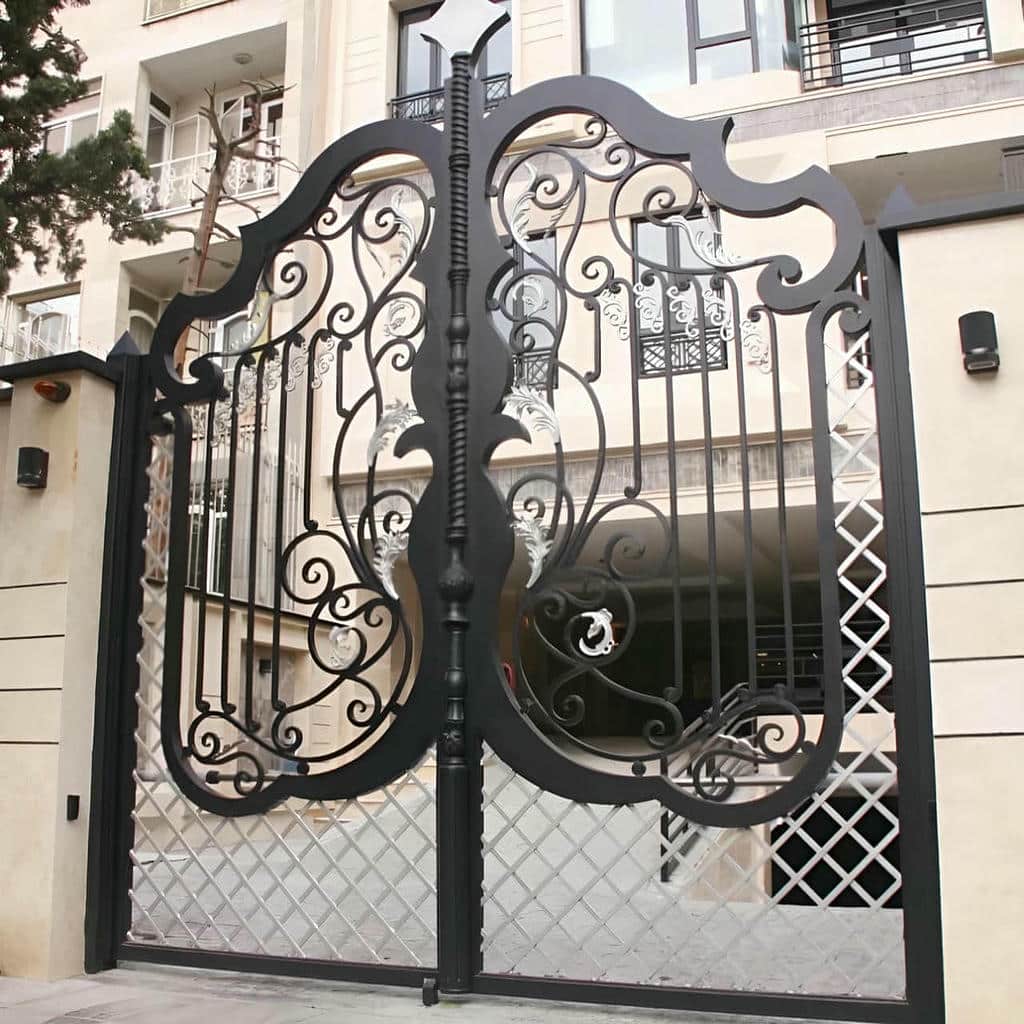 فروش درب حیاط مینیمال ساده در بندر انزلی