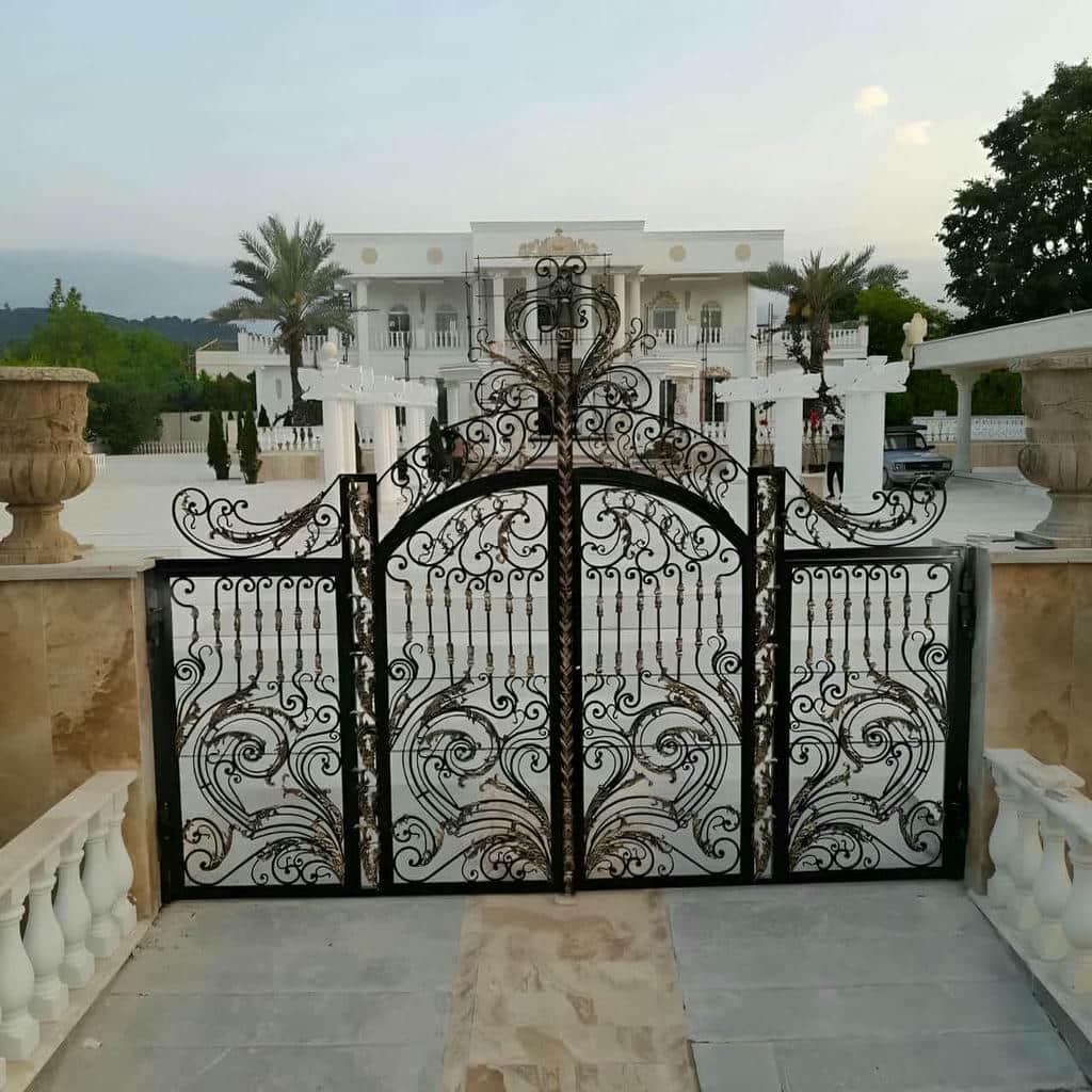 خرید درب حیاط رنگ کوره ای در بندرعباس