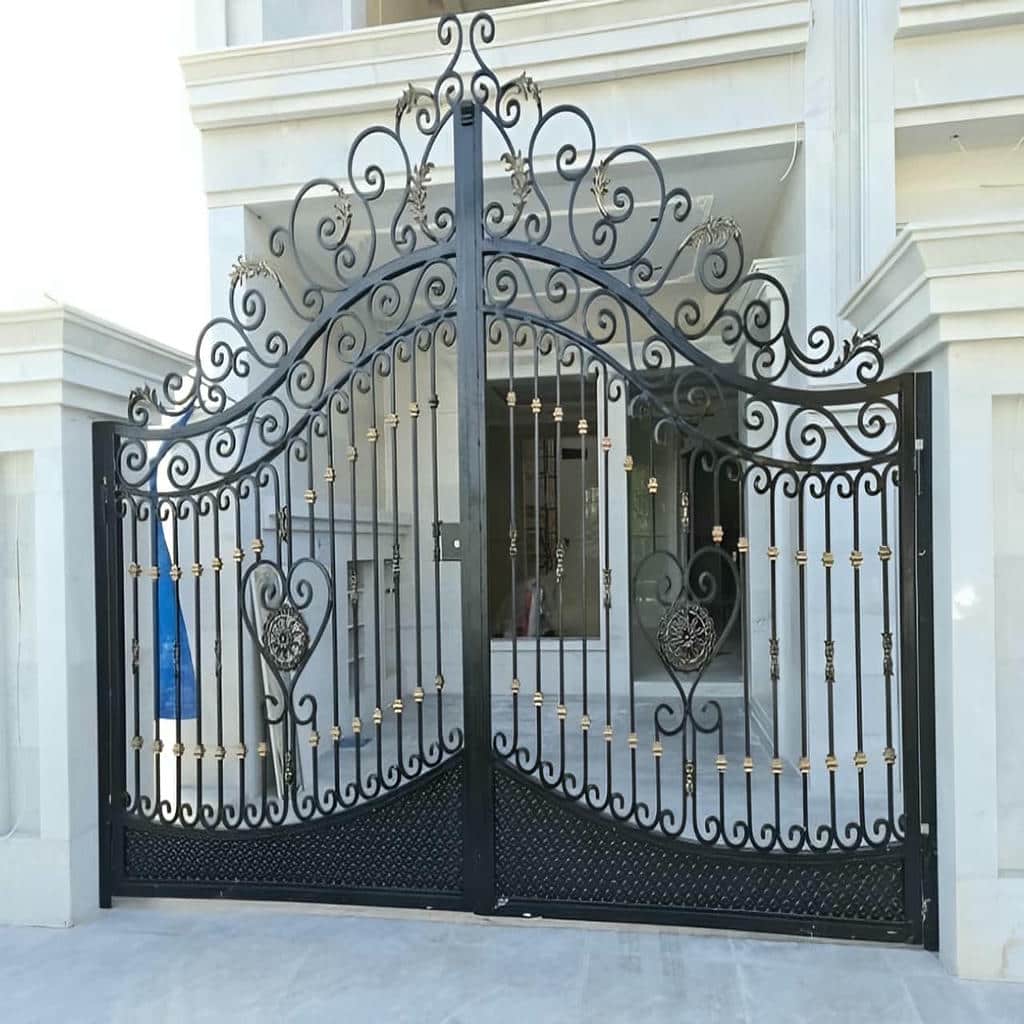 فروش درب حیاط مینیمال ساده در رشت