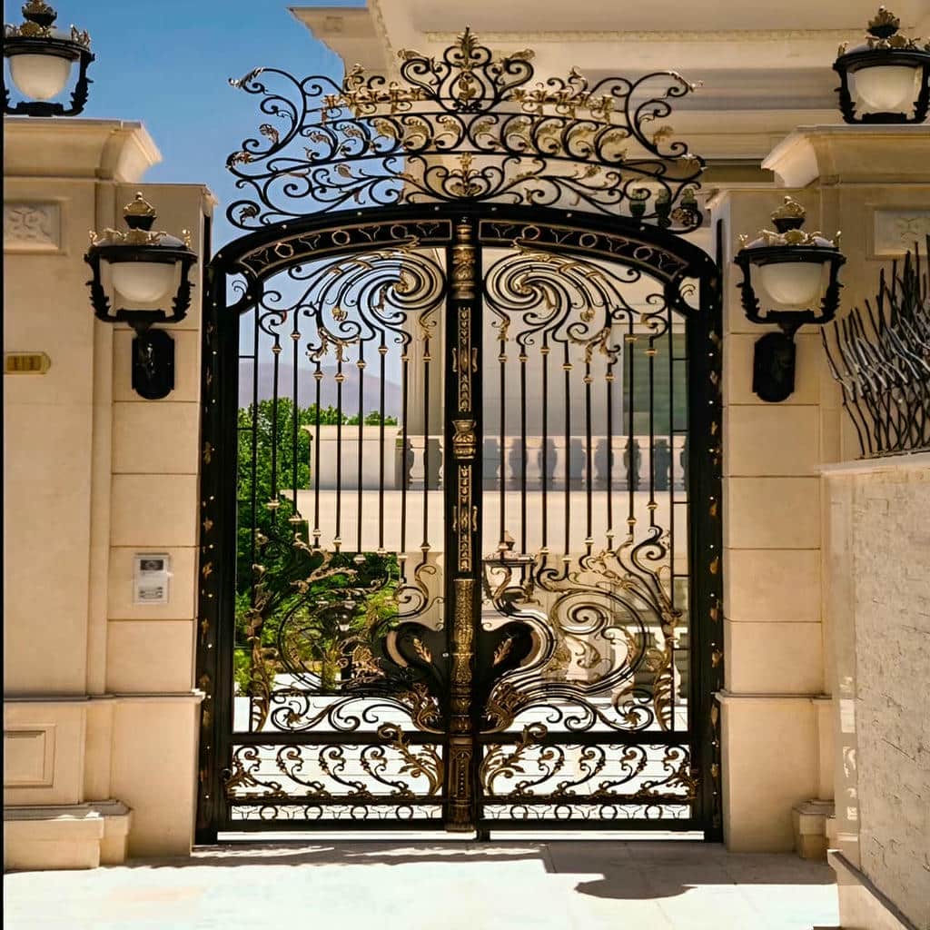 خرید درب حیاط دو لنگه در اهواز