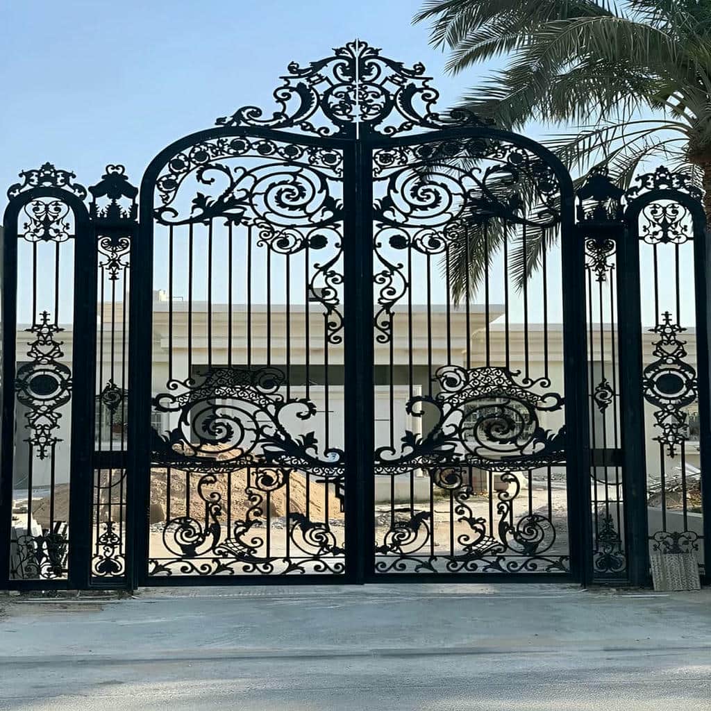 خرید درب حیاط مدرن ساده در پرند
