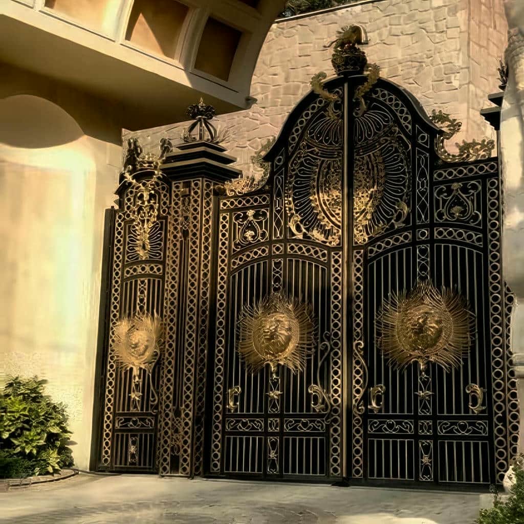 خرید درب حیاط مدرن ساده در بیرجند