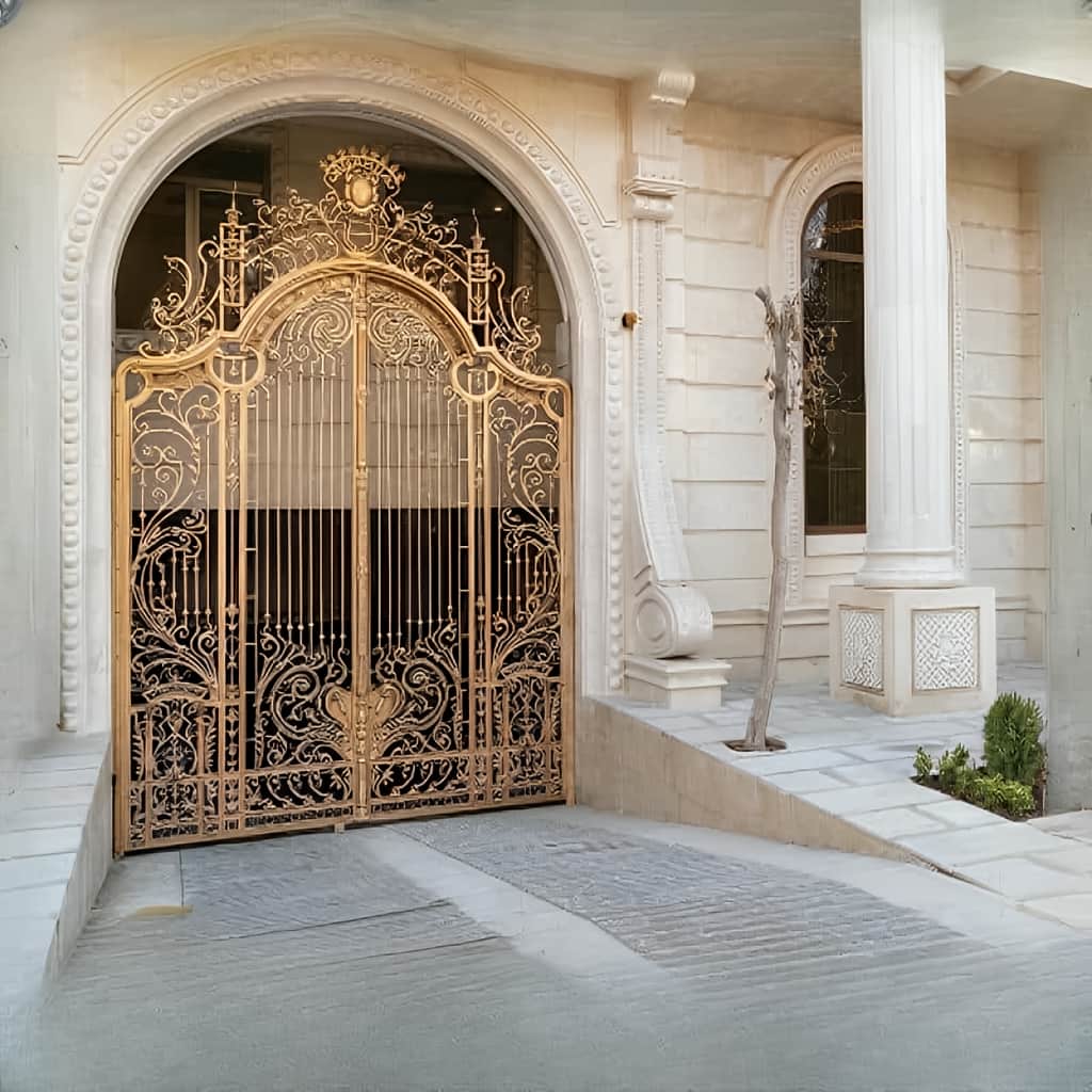 خرید درب حیاط مدرن ساده در دماوند