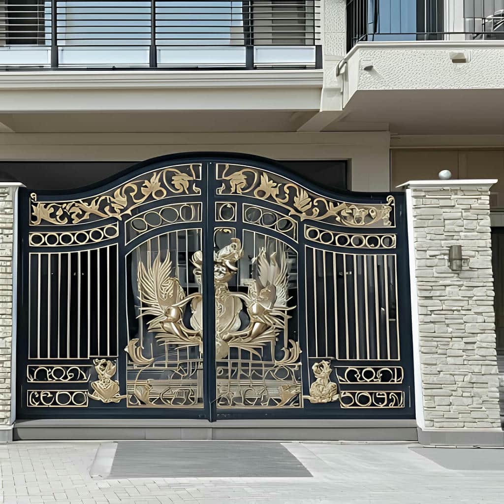 نصب درب حیاط دو لنگه در دماوند
