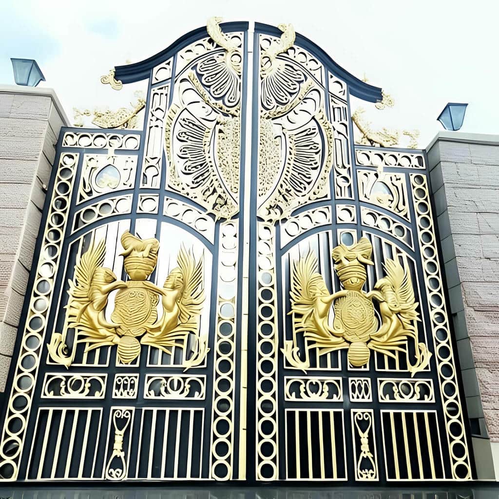 خرید درب حیاط دو لنگه در رشت