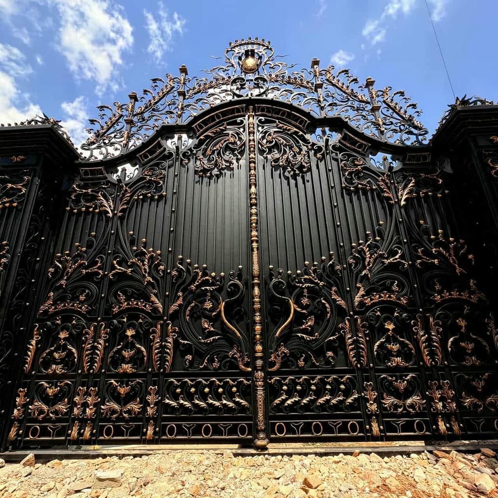 خرید درب حیاط مدرن ساده در پردیس