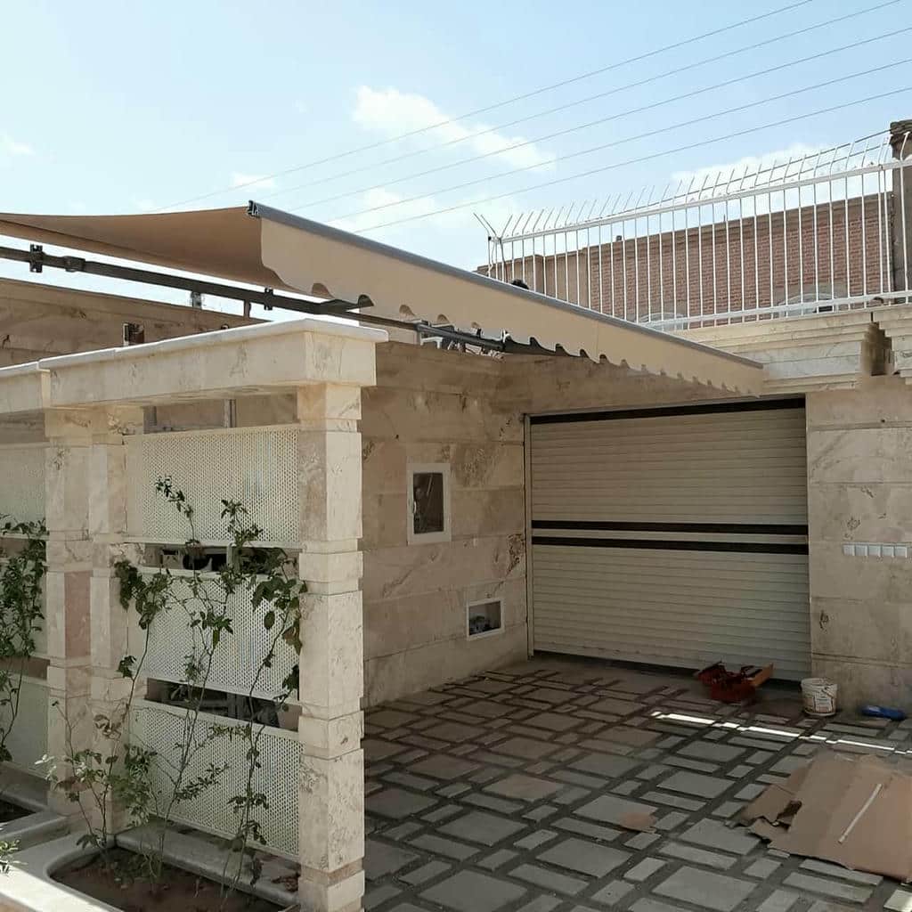 خرید سایبان برقی پارچه ضد UV در هشتگرد