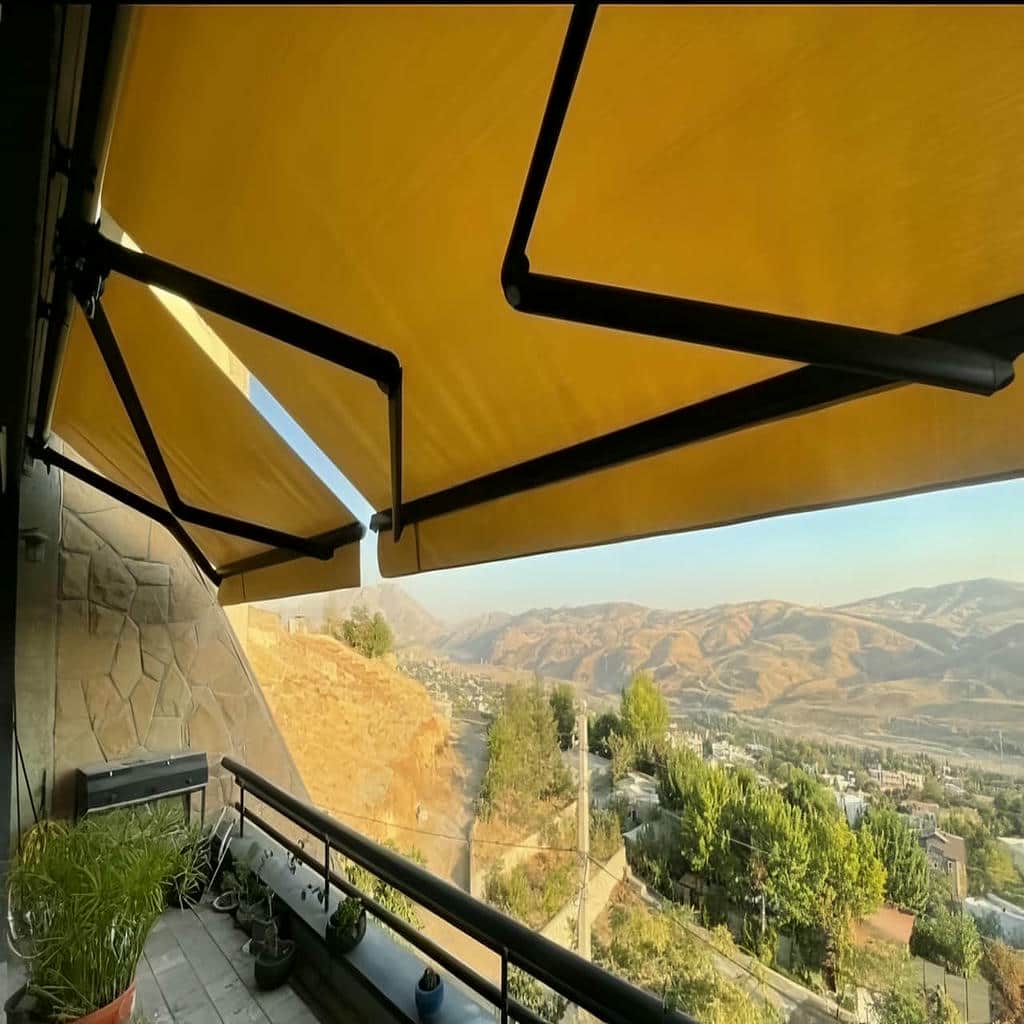 نصب سایبان برقی هماهنگ نما در طالقان