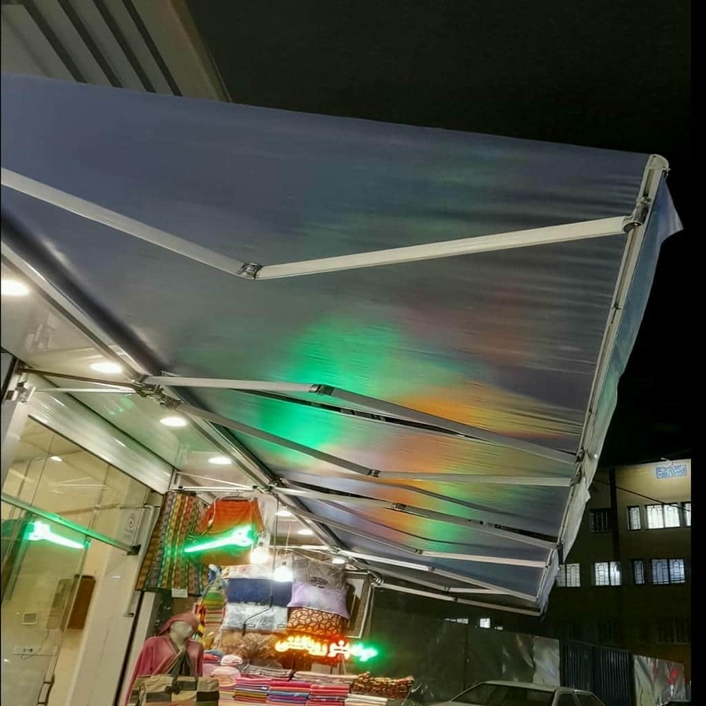 نصب سایبان برقی بی صدا در کیش
