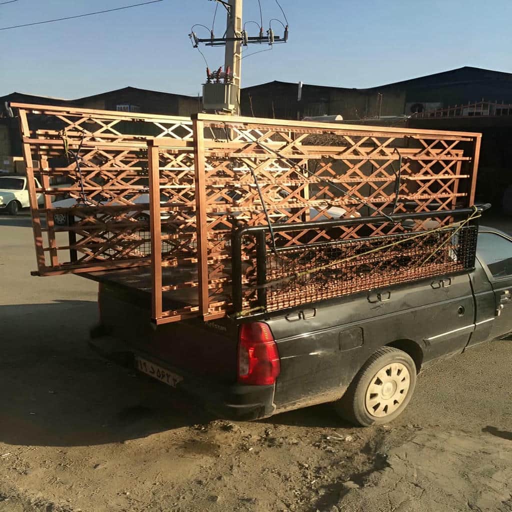 کارخانه درب آکاردئونی حفاظ آپارتمان قفل ضدبرش در قم