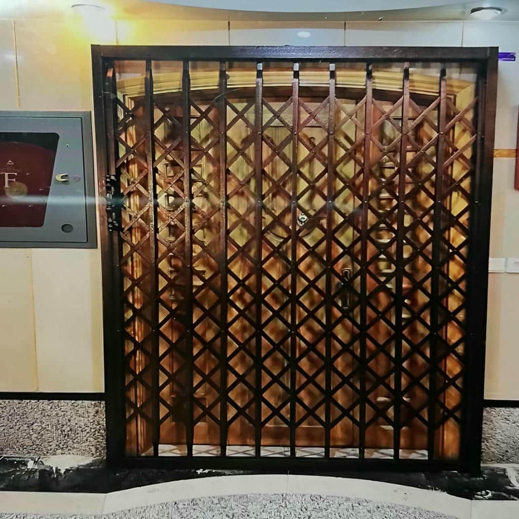 خرید درب آکاردئونی حفاظ آپارتمان در محمدشهر مدل دوگل
