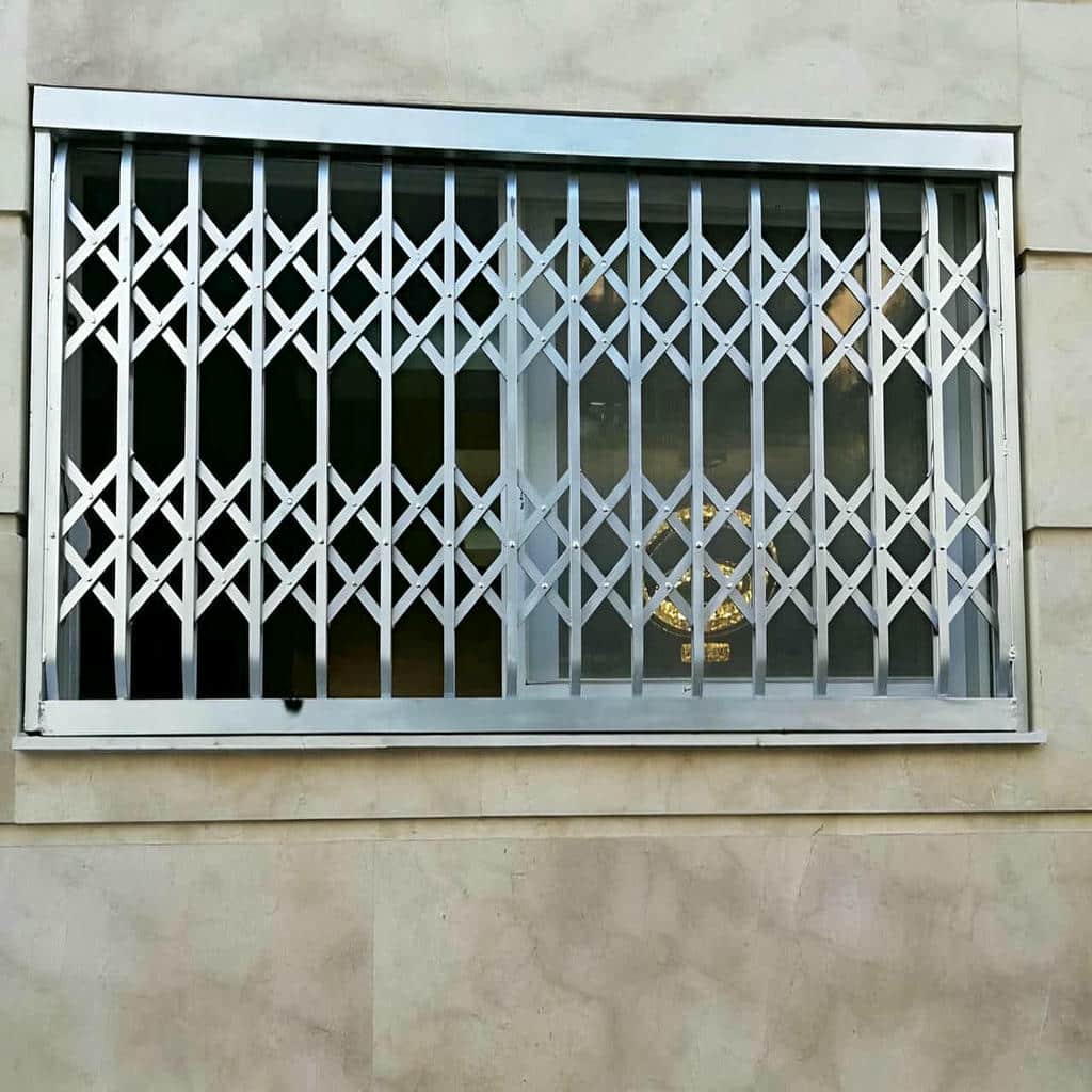 قیمت درب آکاردئونی حفاظ آپارتمان پوشش ضدزنگ در استان مازندران
