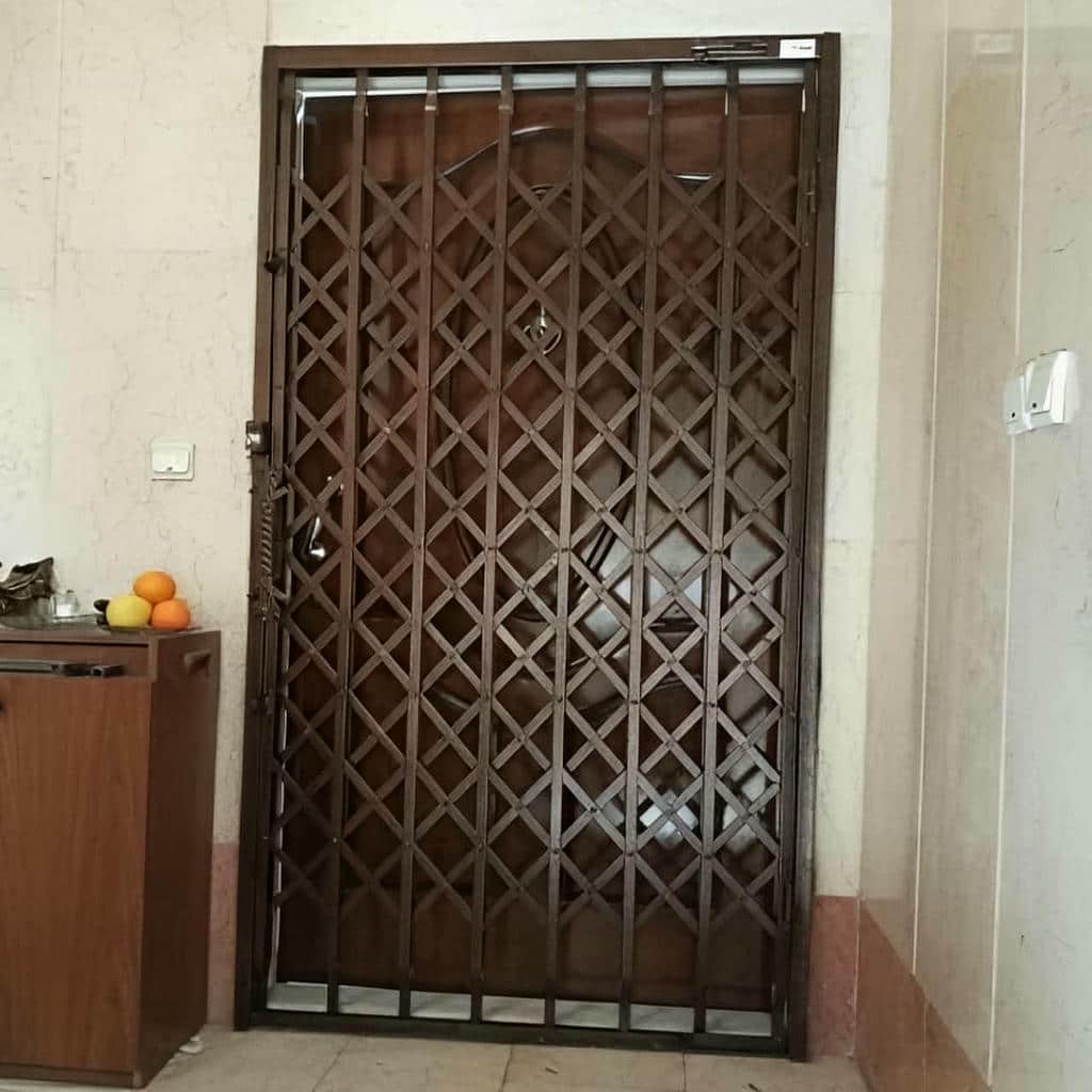کارخانه درب آکاردئونی حفاظ آپارتمان در کیش