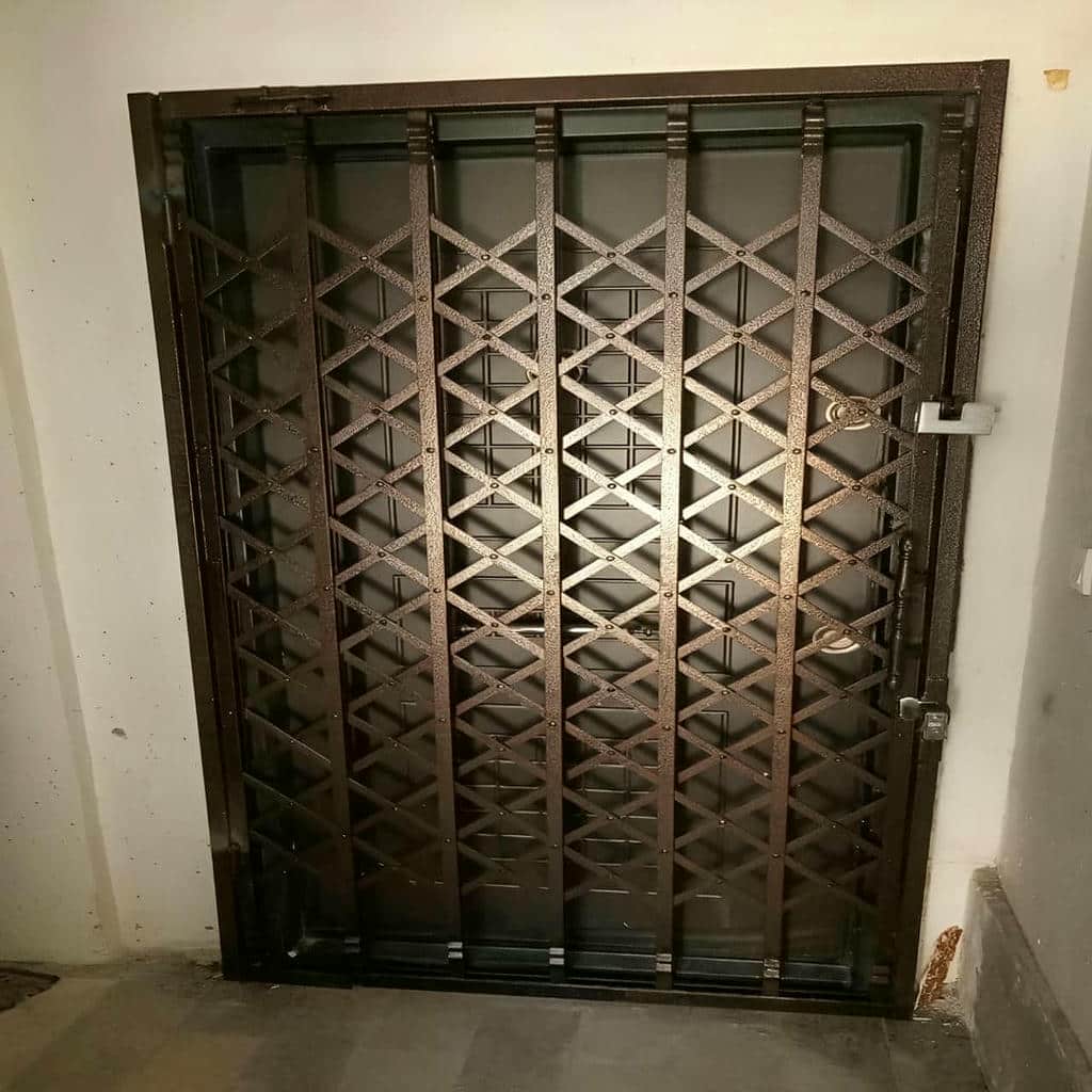 کارخانه درب آکاردئونی حفاظ آپارتمان قفل ضدبرش در استان مازندران
