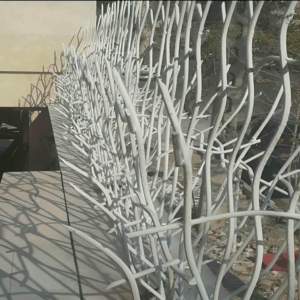 کارخانه حفاظ شاخ گوزنی دیوار ساختمان اجرای دقیق در بجنورد