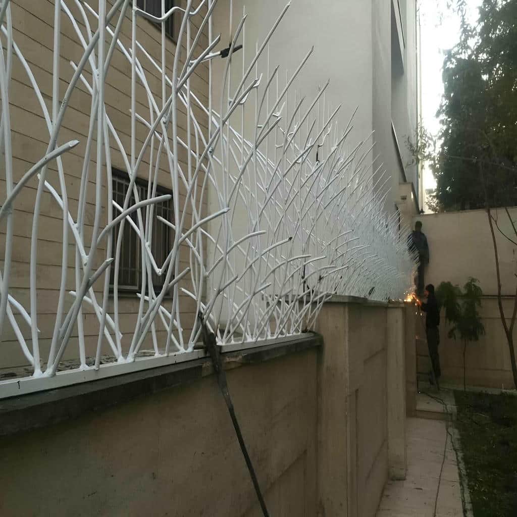 نصب حفاظ شاخ گوزنی دیوار ساختمان رنگ مقاوم در قزوین