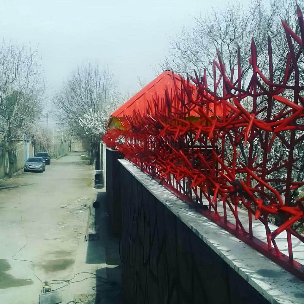 خرید حفاظ شاخ گوزنی دیوار ساختمان ارتفاع سفارشی در نوشهر