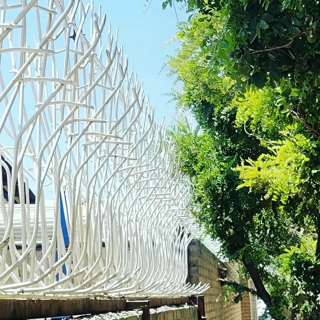 نصب حفاظ شاخ گوزنی دیوار ساختمان رنگ مقاوم در ایرانشهر