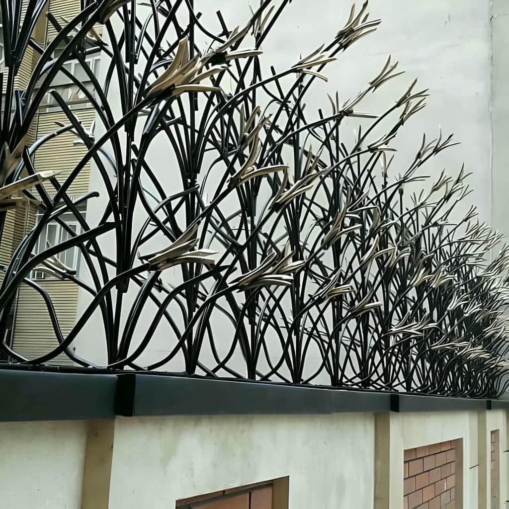 خرید حفاظ شاخ گوزنی دیوار ساختمان نوک تقویت شده در قزوین