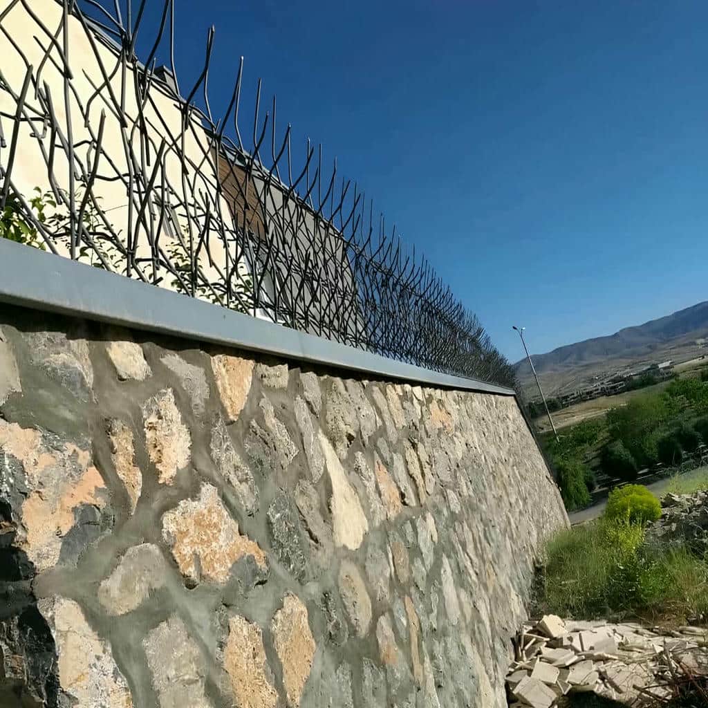 خرید حفاظ شاخ گوزنی دیوار ساختمان شاخه بندی درهم در کاشان