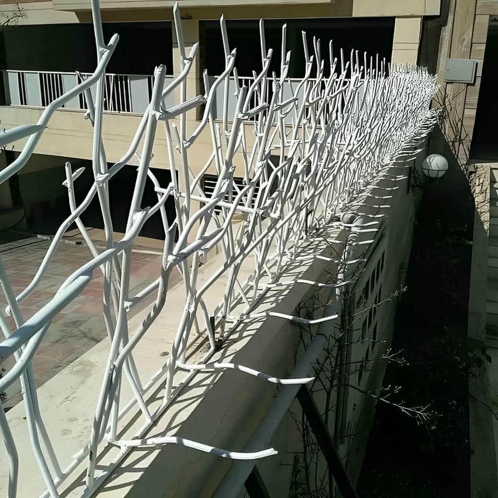 خرید حفاظ شاخ گوزنی دیوار ساختمان پوشش ضدزنگ در اهواز