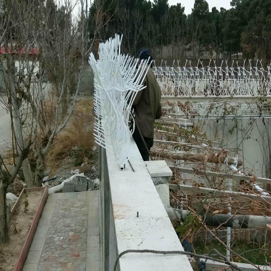 خرید حفاظ شاخ گوزنی دیوار ساختمان تراکم بالا در بندر لنگه