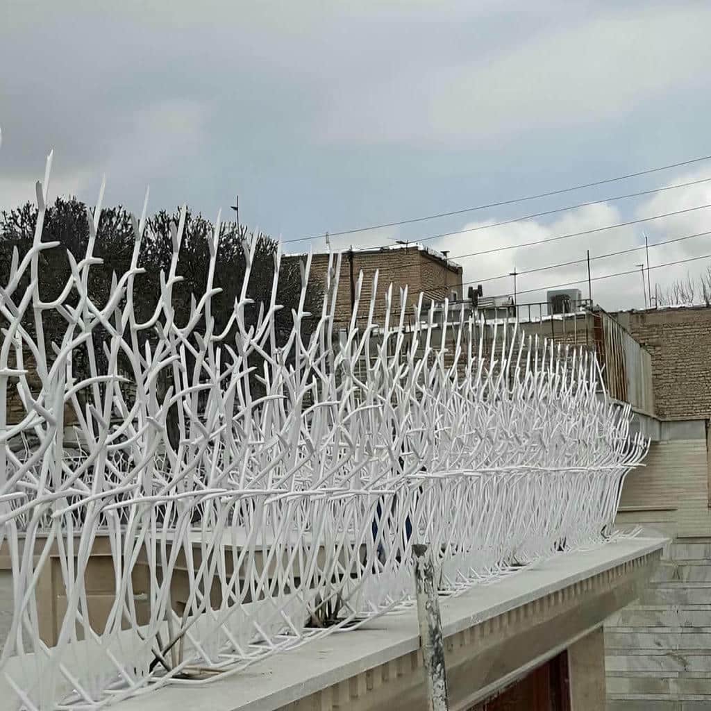 نصب حفاظ شاخ گوزنی دیوار ساختمان استاندارد در استان گلستان