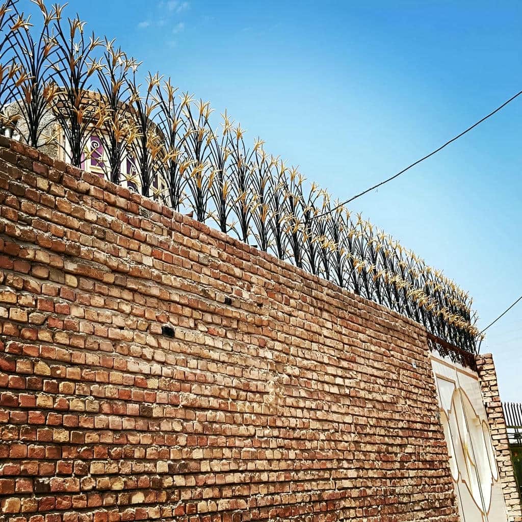 نصب حفاظ شاخ گوزنی دیوار ساختمان ضدزنگ صنعتی در یاسوج