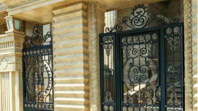 درب حیاط در اهواز