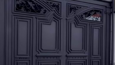 درب حیاط در بابل