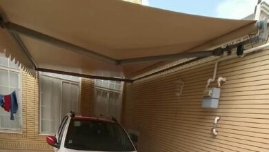 سایبان برقی در فردیس کرج