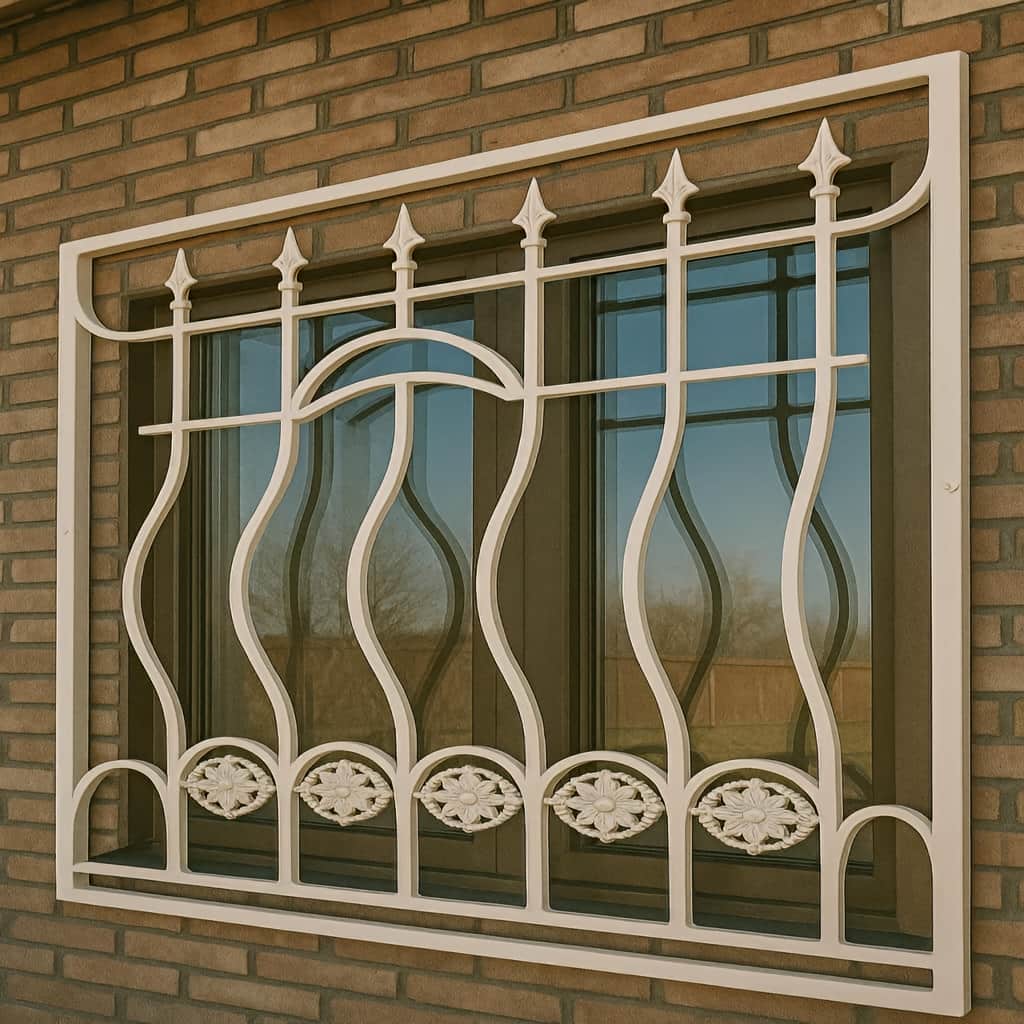 حفاظ پنجره با رنگ پوششی یکنواخت