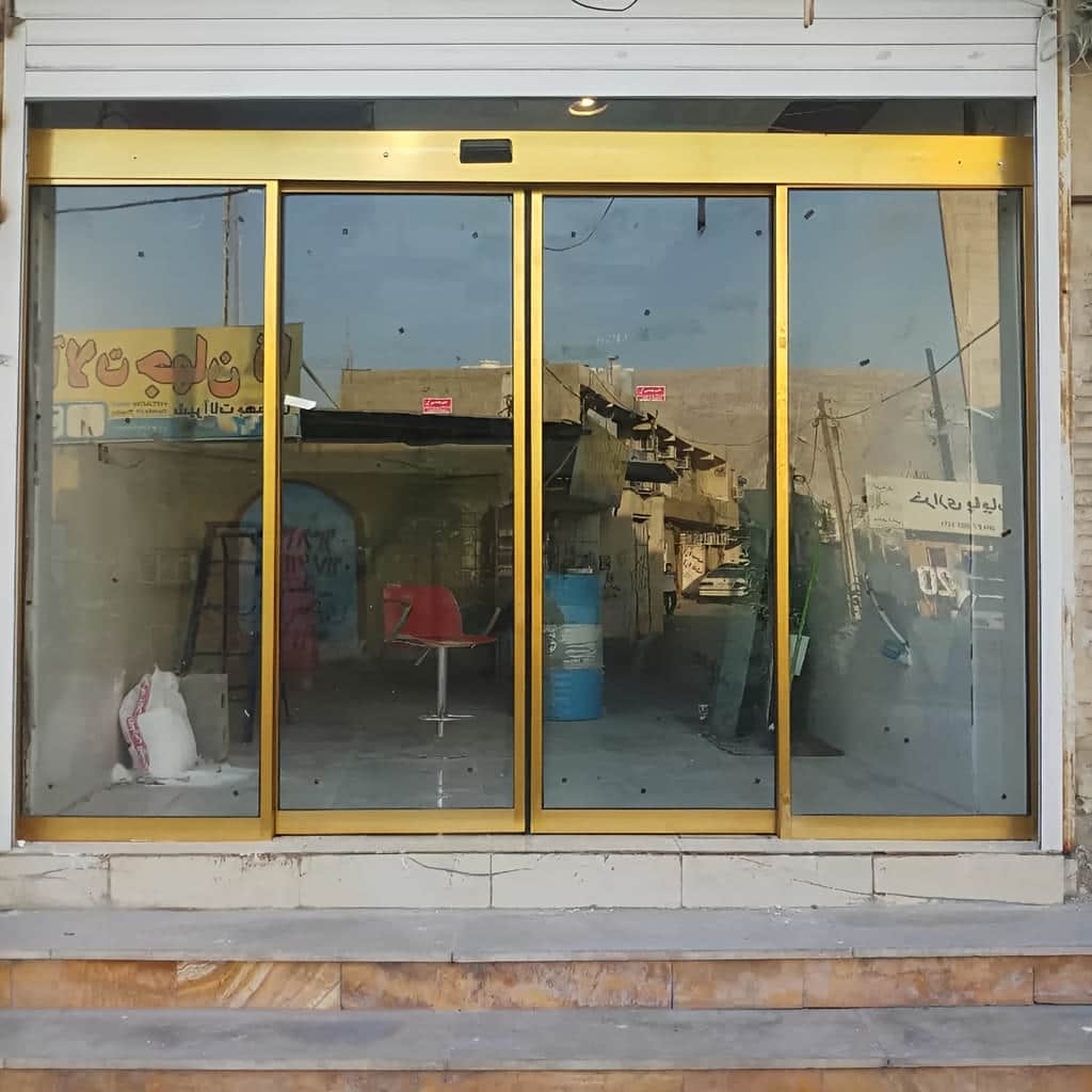 درب شیشه ای سکوریت اتوماتیک تلسکوپی