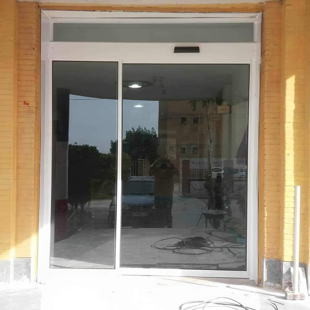 سفارش درب اتوماتیک لولایی دولنگه سنسوردار