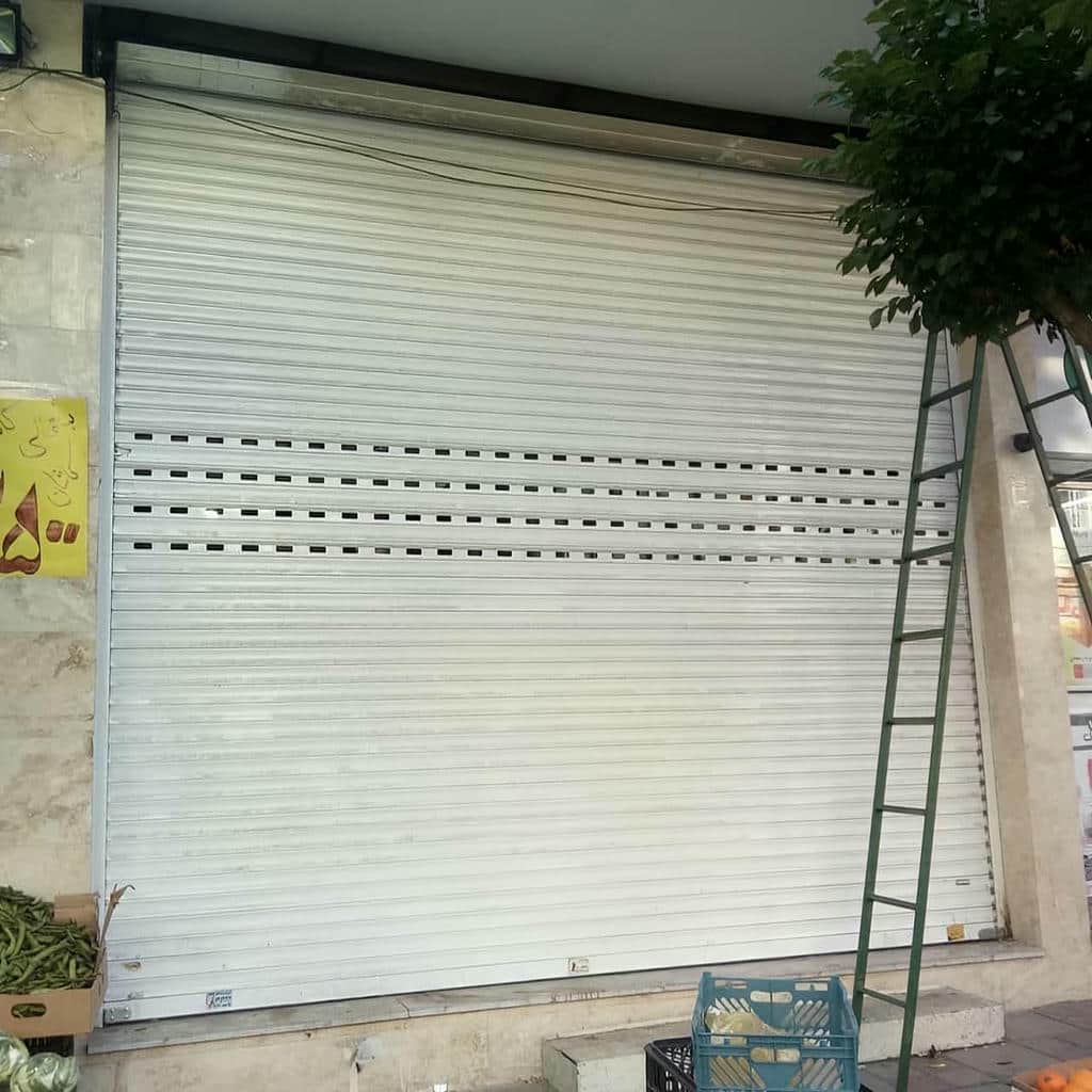 ساخت کرکره ضد سرقت فروشگاهی تیغه دوجداره