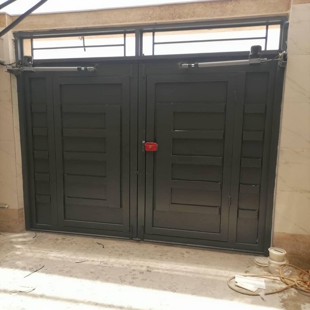 اجرای جک درب ویلایی بازویی با فتوسل