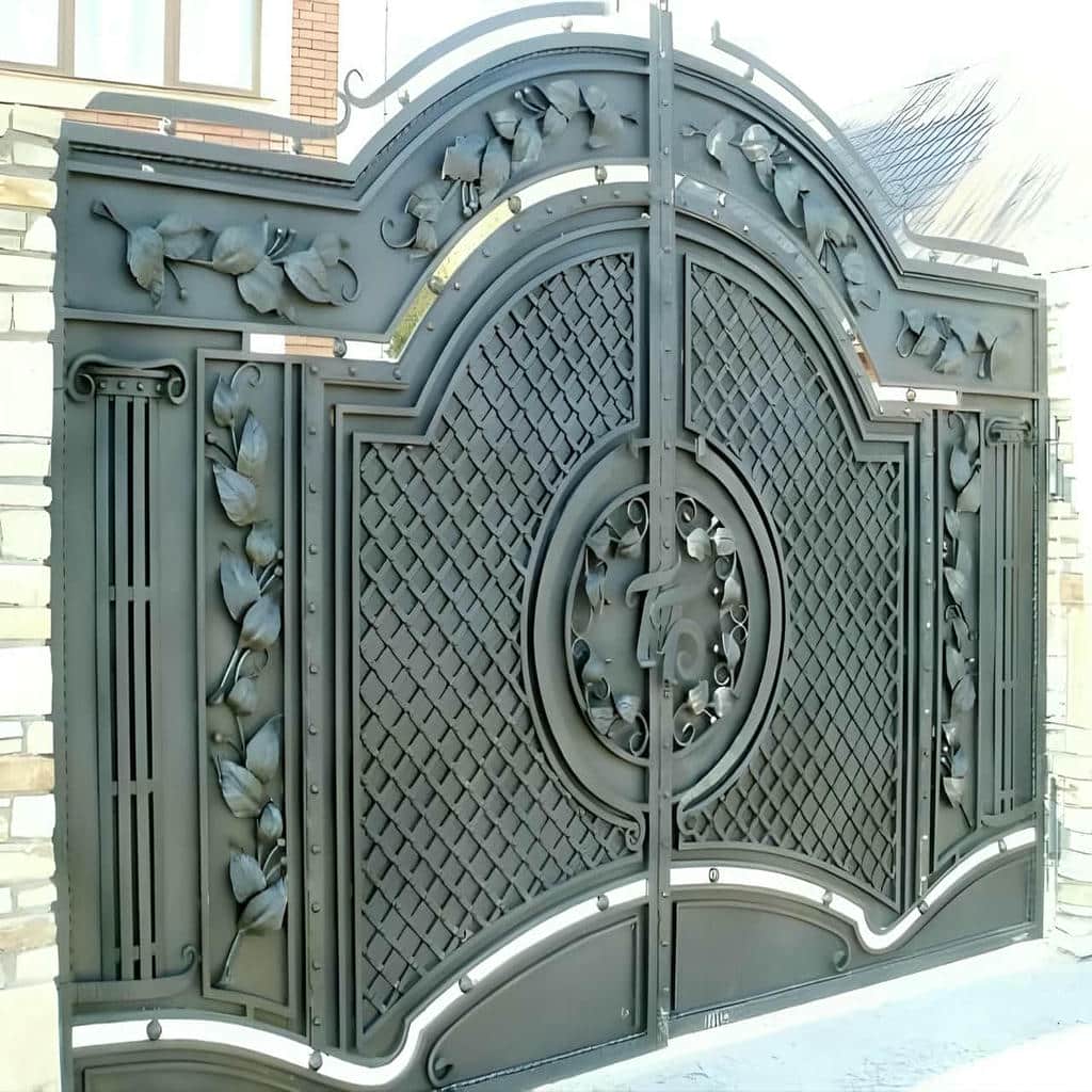 8 مدل درب فلزی CNC حیاط