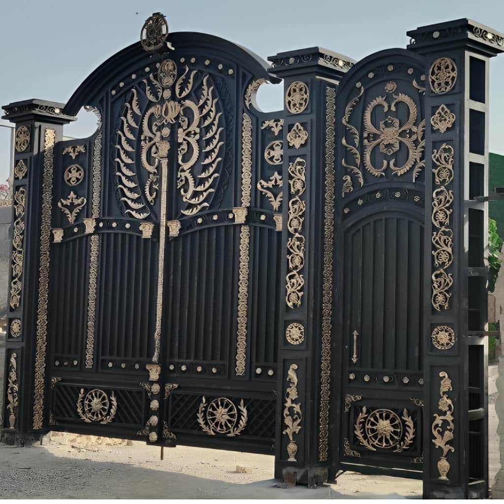 سفارش درب کشویی محوطه با ابعاد سفارشی