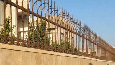 13 مدل حفاظ دیوار مدرن خطی