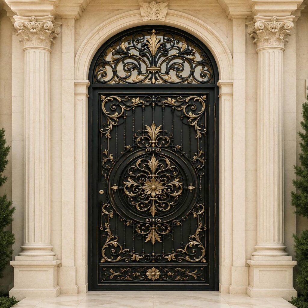 9 طرح درب ویلایی نفررو کنار پارکینگ