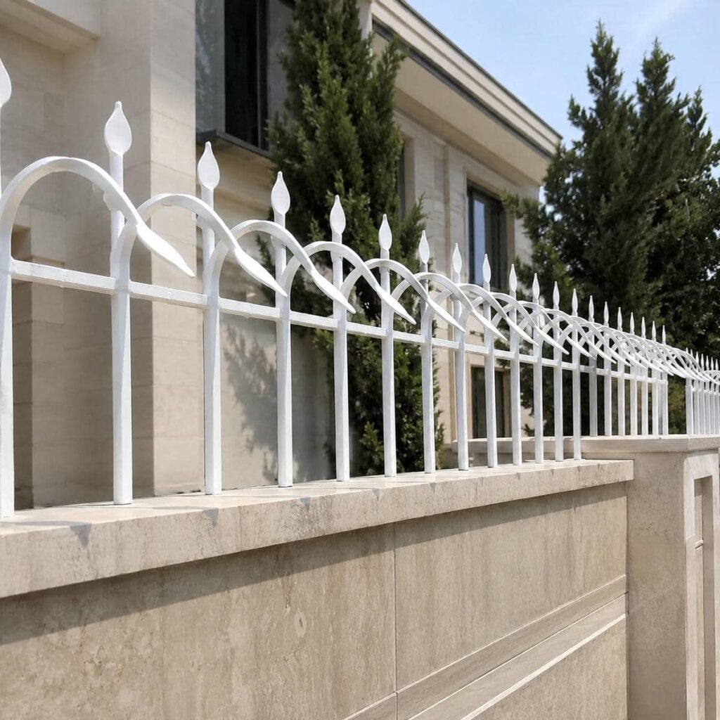 قیمت حفاظ دیوار ویلایی مدرن طرح نیزه بر اساس مشخصات