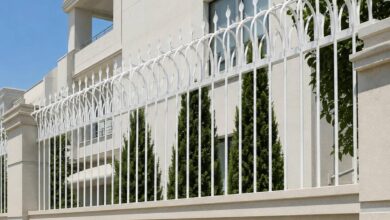 7 طرح حفاظ دیوار سیم خاردار ترکیبی