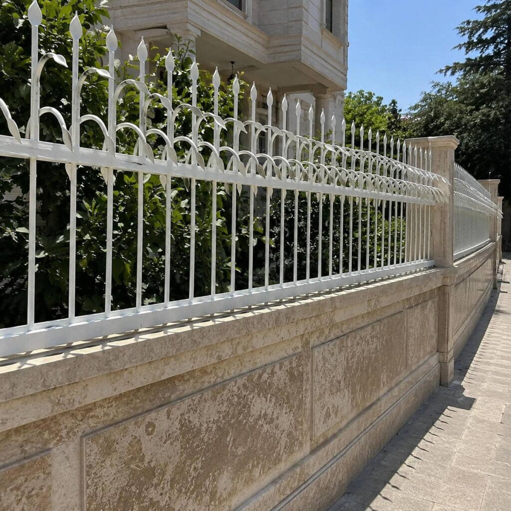 خدمات نصب حفاظ دیوار آهنی رنگ کوره