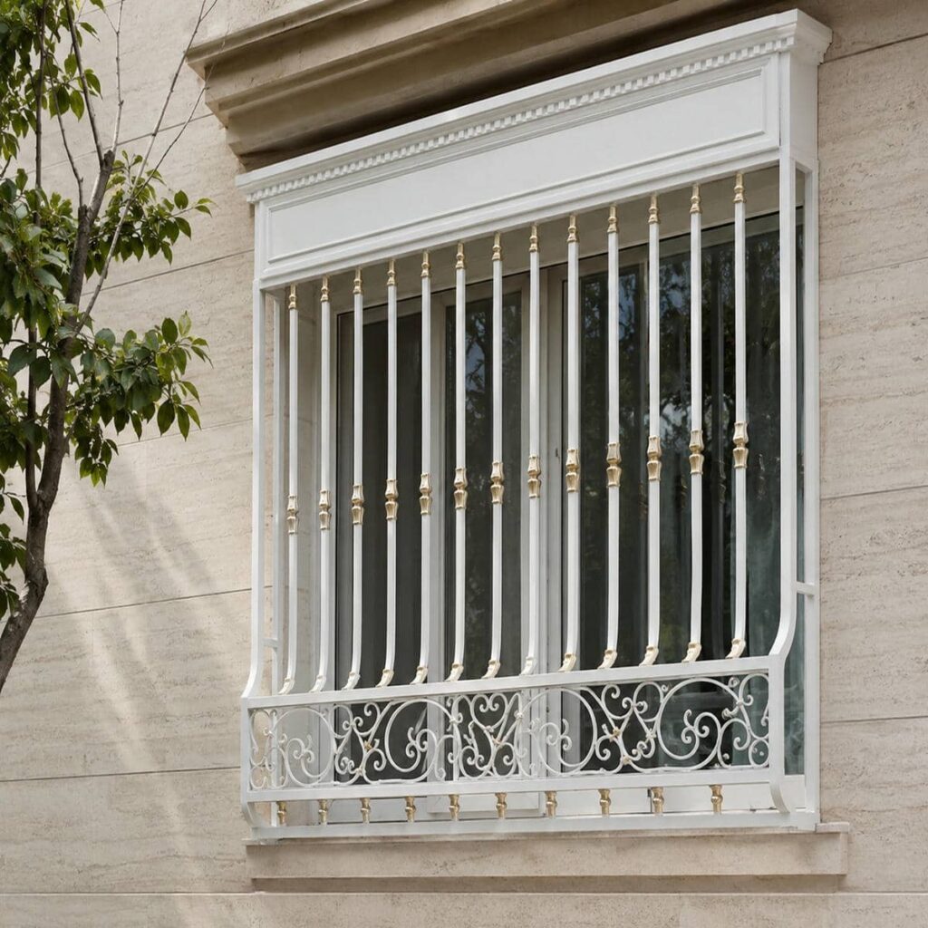 فروش حفاظ پنجره قوسی کتیبه دار کلاسیک
